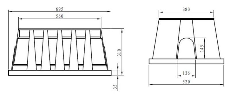 L695 Plastic Water Meter Box