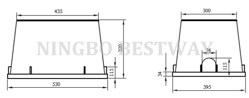 Plastic Water Meter Box (BW-718)