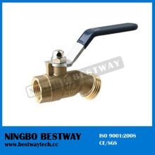 Brass Quarter Turn Hose End Valve Fxm (BW-Z49)