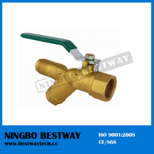 Female Male Brass Ball Valve with Strainer