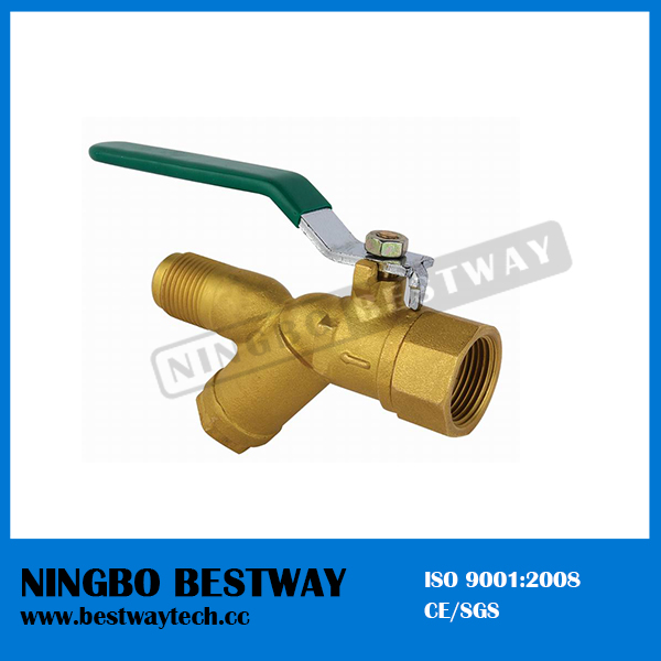 Female Male Brass Ball Valve with Strainer