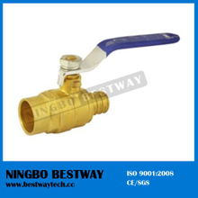 600 Psi Brass Pex Solder Ball Valve with Lever Handle