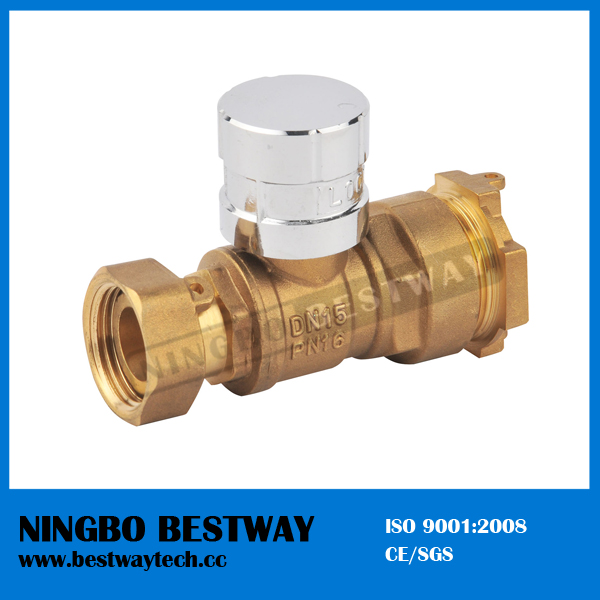 Magnetic Water Meter Lockable Ball Valve (BW-L16)