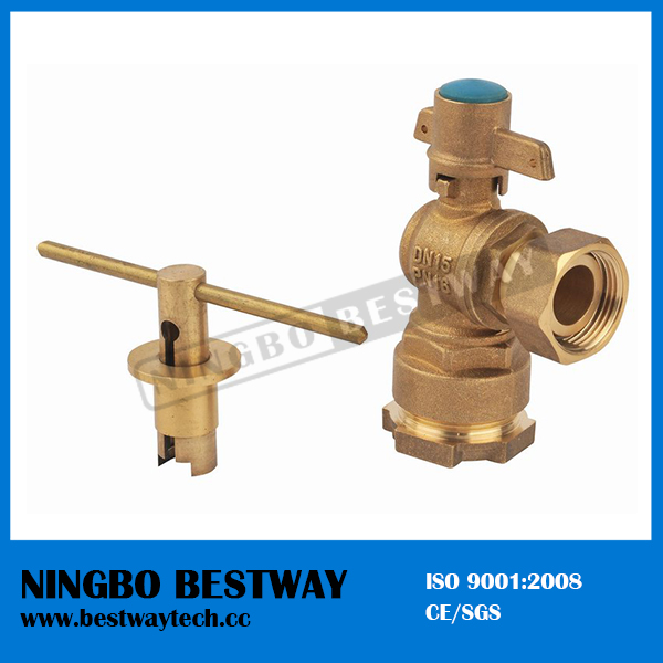 Brass Ball Valve with Lock for Water Meter (BW-L02)