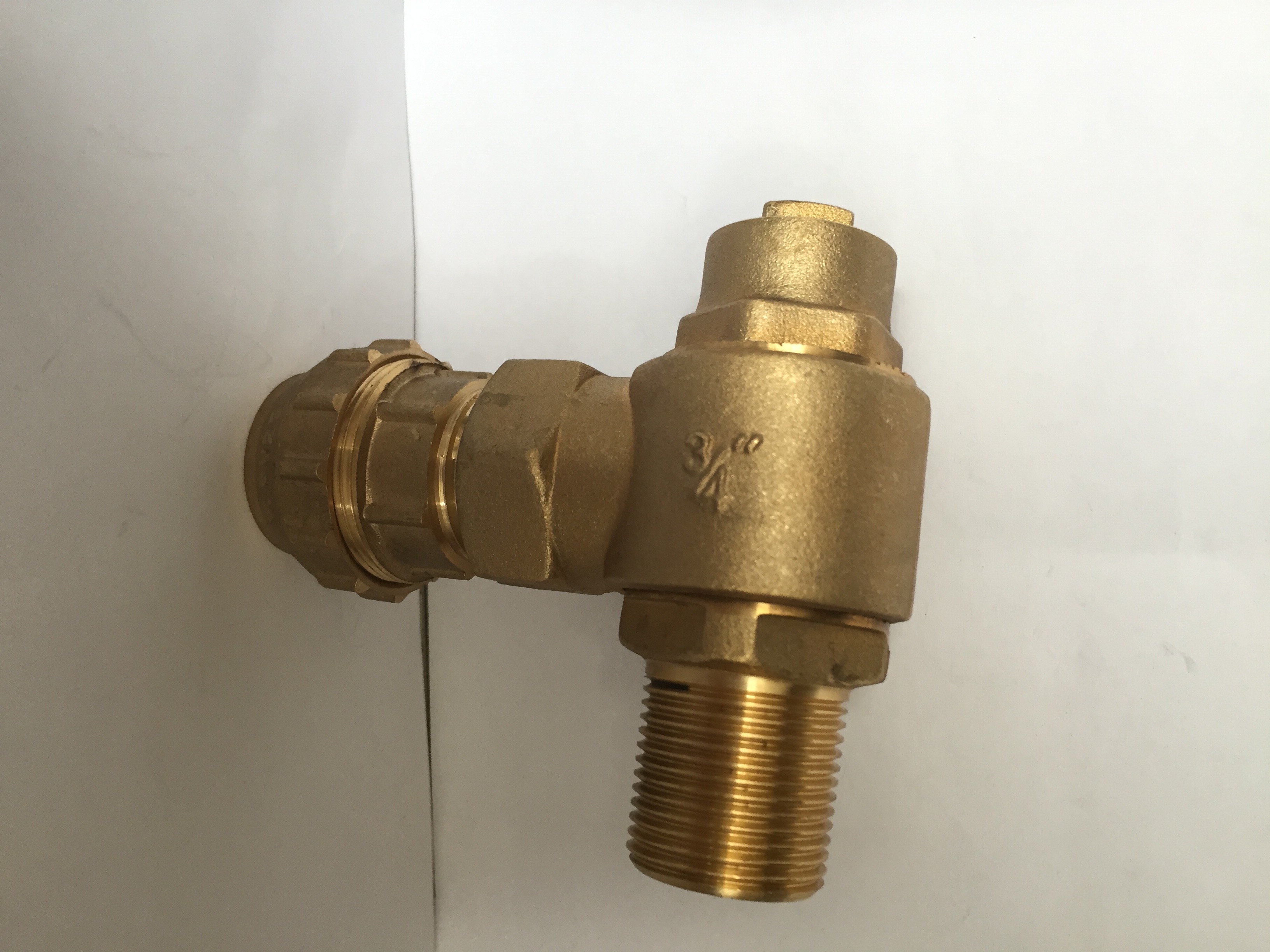 Brass Ferrule Valve thread type with compression fitting