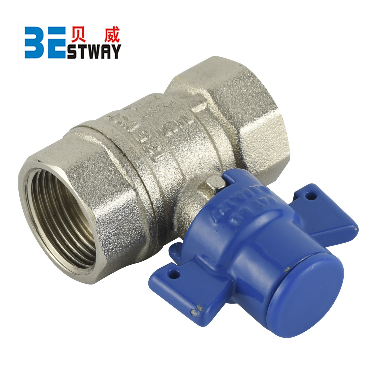Hot Forged Brass Ball Valve with Lock for Water Meter
