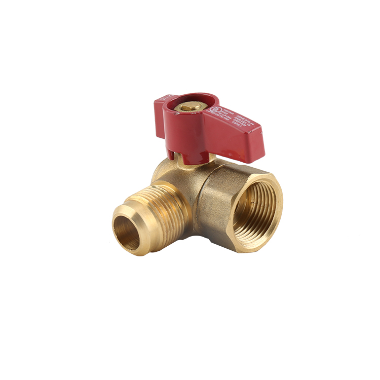 CSA and NSF certificated Lead Free Brass Gas Ball Valve with Aluminum Handle 