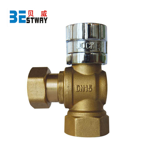 Brass Lockable Ball Valve with Magnetic Lock Cap (BW-L06)