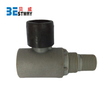 Plastic lockable ball valve